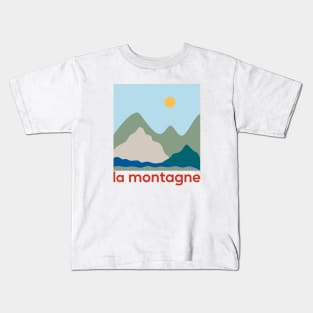 La Montagne - Mountains Kids T-Shirt